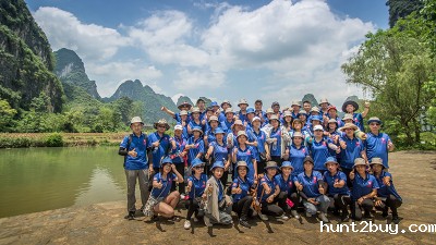 东恒华道酶制剂旅游季，德天瀑布、通灵大峡谷快乐前行!